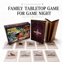Potion Blowout Strategy Card Game for 2-6 Players, Recipe Matching, Cauldron Stability, Potion Cards, Rival Sabotage, Ages 14+