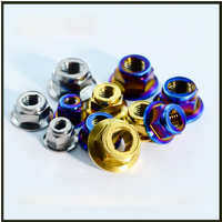 AliExpress TAIMEILI TAIEMILI 1pcs Titanium alloy lock nut metal sheet lock m6m8m10 bicycle and motorcycle refitting repair