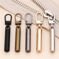 5pcs Zipper Slider Puller Instant Zipper Repair Kit Replacement Broken Buckle Zipper Sliding Teeth Rescue DIY Sewing Zipper Head