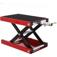 AliExpress NONE Motorcycle Lift Table 1100 Lbs Heavy Duty Hydraulic Lift Steel Dirt Bike ATV Wide Deck Scissor Lift Jack Table Foot Stand Jack