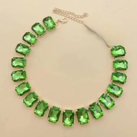 Fashion retro colorful full of diamonds geometric pendant bracelet female personality creative niche hundred hand jewelry