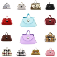 Handmade Handbag Leather Bag for Cute Doll Accessories 1/6bjd Blythe Doll Mini Handbag Girl Toy Gift Clothes Accessory