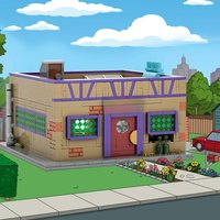 MOC-152941 Popular Movie Architectural Moe's Tavern Building Blocks Set Simpsoned Modular Bar Model Adult Collection Toy Gift
