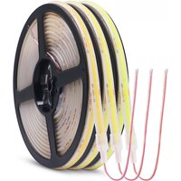 12V 24V IP68 Waterproof COB LED Strip Light 5m 10m 15m 20m 0.5m Flexible Tape IP30 320 LEDs High Density Bright Liner Lighting
