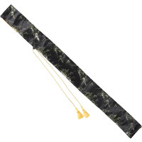 Thickened Silk Sword Bag Japanese Style Vintage Carry Pouch With Tassel Adjustable Closure Durable Martial Arts Storage