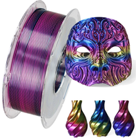 Tri-Colors 3D Printer Filament 250g PLA 3 Colors 3D Printing Material 1.75mm Sublimation Products Magic Pla Silk Filaments