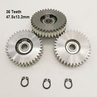 3PCS 47,5x13,2mm Stahl Getriebe Für Bafang Fahrrad Motor G020 G060 750W/G062 1000W elektrische Fahrrad Motor Nylon Getriebe Metall Und Nylon Set