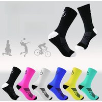 AliExpress 1/6 Pairs Men Women Outdoor Sports Cycling Socks Fashionable Prints Soft Comfortable Sweat Wicking Breathable Running Socks