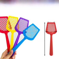 Plastic 4 Pcs Fly Swatter Set for Kids Preschool Classroom Speed Games Card Game Learning Enlightenment Anti-stress Toy 4 Colors