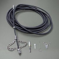 3m Electric Drain Cleaning Tool With Solid Chain Spring For Unblocking Oil-Clogged Pipes Drain Cleaner With Connector Clog Tool