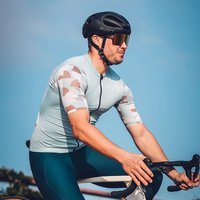 AliExpress LAMEDA Men's Cycling Jersey Leisure Bicycle Short Sleeve 3 Pockets Road Bike Shirt Summer Breathable MTB Clothes Full Zipper Men