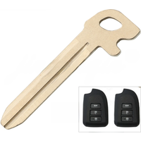 jingyuqin Emergency Small Key for Toyota VIOS YARIS REGIUSACE PORTE HIACE AYGO 2013-2019 Smart Keyless Blade 69515-52180 TOY43