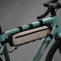 AliExpress Rhinowalk Bike Frame Bag 2.1L-2.7L Bicycle Under Tube Bag Shockproof MTB Road Gravel Bike Triangle Storage Bag Dirt-resistant