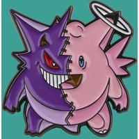 Cool Anime Gengar Enamel Pin Demigod Demon Fashion Jewelry Brooches For Clothing Backpack Lapel Badges Accessories Collect Gifts
