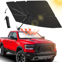 Car Windshield Sunshade Foldable UPF 50+ UV Protection for Easy Storage and Use Suitable for SUV MPV Trucks and Most Models