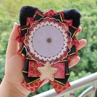 cute badge holder,Chic Lolita Ita bags Accessories,fill Ita bag Anime cosplay,Badge Rosette ,ita bag badge cover