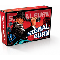 Signal Burn Push Your Luck Card Game for 2-6 Players, Target 21 Number Strategy, Draw or Hold Choices, Command Cards, Ages 14+