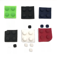 JCD 8 In1 Front Back Screw Rubber Feet Cover Upper LCD Screen Screws Cover Rubber replacement For New 3DS LL XL Console