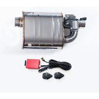 Car Mufflers With Sound Control Valve h-Style Electric Remote Controller Left Righe Type Sounds Adjustable Modification Kit