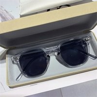 AliExpress NONE Vintage Square Sunglasses Women's Fashion Oversized Sunglasses Men Shades Black Sun Glasses UV400 Eyewear Retro Shades