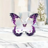 Butterfly Shaped Acrylic Plaque 10cm Spanish Design Mother's Birthday Mother's Day Gift for Daughter Son Beautiful Home Decor
