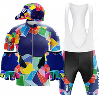 AliExpress Ghisallo Triathlon Team Cycling Jersey Set for Men, Road Bike Equipment, Bicycle Shirt, Quick Dry Clothing, Shorts, Retro, 2023