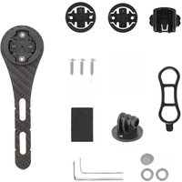 AliExpress VKTECH Carbon Fiber Bike Handlbar Computer Mount Cycling Speedometer Support Holder Handlebar Extender for Garmin Bryton Wahoo