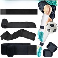 AliExpress NONE 1Pair Anti-Slip Soccer Shin Straps Holders Football Socks Shin Fixed Straps for Sports Kicking Ball Running Cycling Youth Adults