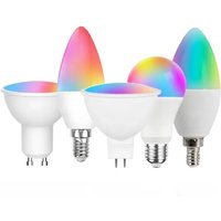 Tuya WIFI Zigbee Smart Light Bulb E27/E14/E12/GU10/MR16 RGB CW Dimmable LED Lamp For Alexa Google Home Alice eWelink App Control