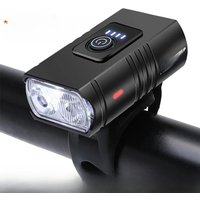 AliExpress NONE Bright Bicycle Light T6 LED Front USB Rechargeable MTB Mountain Bicycle Lamp 1000LM Bike Headlight Flashlight Cycling Scooter
