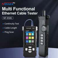 NOYAFA NF-8506 Tester kabli sieciowych obsługuje test PING/skanowanie IP/prędkość portu sieciowego wielofunkcyjne narzędzie do wyszukiwania kabli