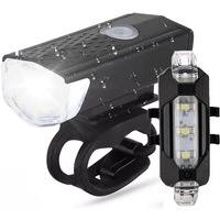 AliExpress cycle zone Bike Light Set Front Light with Taillight USB Rechargeable Bicycle Light Easy to Install Bike Headlight Bicycle Warning Lamp