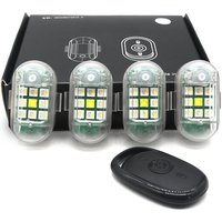 AliExpress MODERN CAR Wireless Remote Control LED Strobe Light for Car Auto Motorcycle Bike Drone Scooter Anti-collision Warning Lamp Flash Indicator