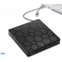 External DVD RW CD Writer Drive Burner CD Player USB 3.0 Type C 2 in 1 Burner Reader Player Optical Drive For Laptop PC Notebook