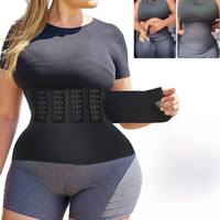 Waist Trainer for Women Snatch Me Up Buckle Bandage Wrap Lumbar Waist Support Belt Body Shaper Belly Cincher Compression Band