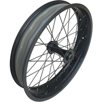 AliExpress 20x4.0 Front Fat Bike Wheel Bicycle 20 Inch Double Bearing Hub 36x12G Spokes 135mm Dropout Disc Brake Fatbike Front Rim Set