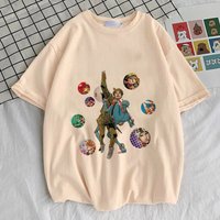Jojo Bizarre Adventure Steel Ball Run t shirt teen Punk hip hop aesthetic Gothic Trendy top tees Digital Y2k Classic