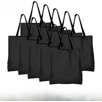 Buylor 10PCS Custom Tote Bag With Your Logo Personalized Bag Women DIY Your Print Original Design Custom Name Gift Shopper Bags