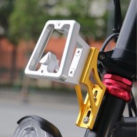 AliExpress MEROCA Folding Bicycle Front Bag Raised Base Aluminum Alloy Front Carrier Mount Adapter Raiser For Dahon Brompton Folding Bike