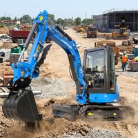 Kubota Engine Mini Excavator 2.5 Ton Crawler mini Digger bagger Farm New Small Excavator 1.8 Ton 2 Ton Machine Price Customized