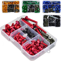 AliExpress NONE 177PCS Screws Nut Motorcycle Alloy Fairing Bolt Screw Bolts Kit For Honda Kawasaki YAMAHA BMW SUZUKI Dirt Bike CBR600RR 900RR