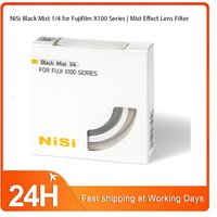 NiSi Black Mist 1/4 for Fujifilm X100 Series | Mist Effect Lens Filter | Photography and Videography (Silver Frame)
