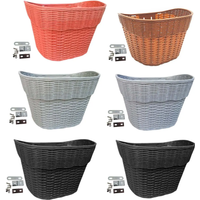 AliExpress SONONIA Bike Basket Durable Retro Style Most Adult Bikes Bike Storage Baskets Removable Carrier Pannier Front Handlebar Basket