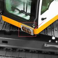 CUT Model 1/14 RC Hydraulic 914 Excavator Upgrade Parts for Metal Simulation Mini Body Headlight Cover
