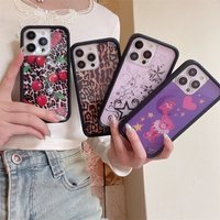 Wildflower 3D Ming Lee Simmons Cherry Phone Case for iPhone 16 15 14 13 12 17 Pro Max Plus Air WF Leopard Meow Star Tattoo Cover