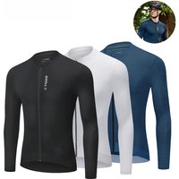 AliExpress X-TIGER Men's Cycling Jacket Autumn Three-pocket Reflective Cycling Jersey Sports Mountain Bike Shirt Ciclismo Long Sleeve