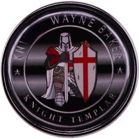 Knight Templar Knight Wayne Baker Brooch Pin Clothes Accessories for Backpack Cap