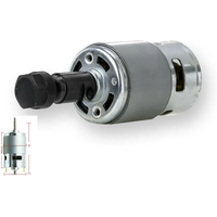 20000rpm 12-24V 775 DC Spindle Motor + ER11 Extension Rod Ball Bearing for CNC 1610 (Pro) / 3018 (Pro)