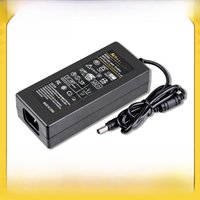 DC 5V 10A Power Supply Adapter, AC 100-240V to DC 5V 10A Switching Transformer Jack 5.5mm x 2.5mm for LED Strip, Light, Cameras