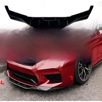 For BMW 5 Series M5 F90 2018-2020 Pre Front Lip Spoiler Bumper Shovel Lower Lip Splitter Modification Car Body Kit Glossy Black